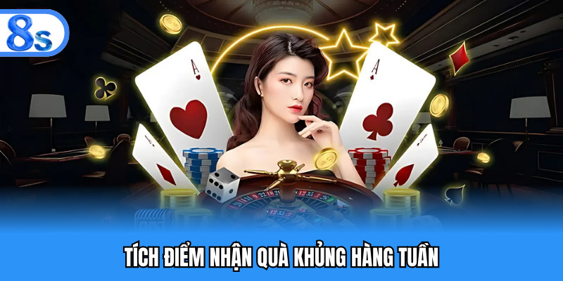 Tích điểm nhận quà khủng hàng tuần