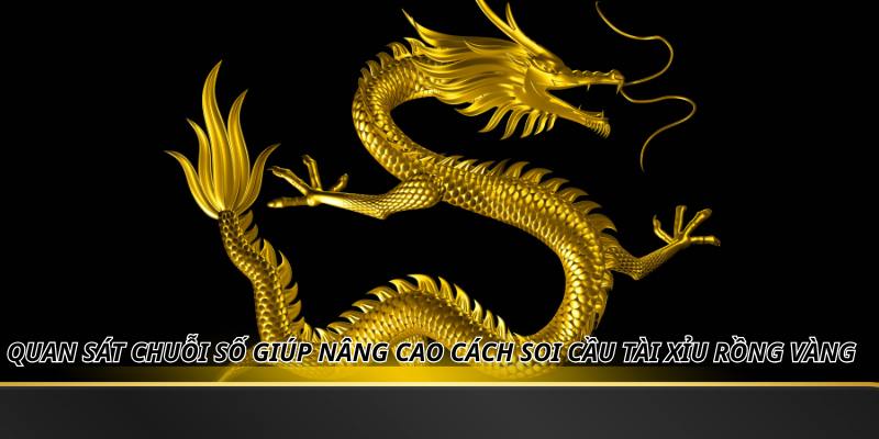 Quan sát chuỗi số giúp nâng cao cách soi cầu tài xỉu rồng vàng